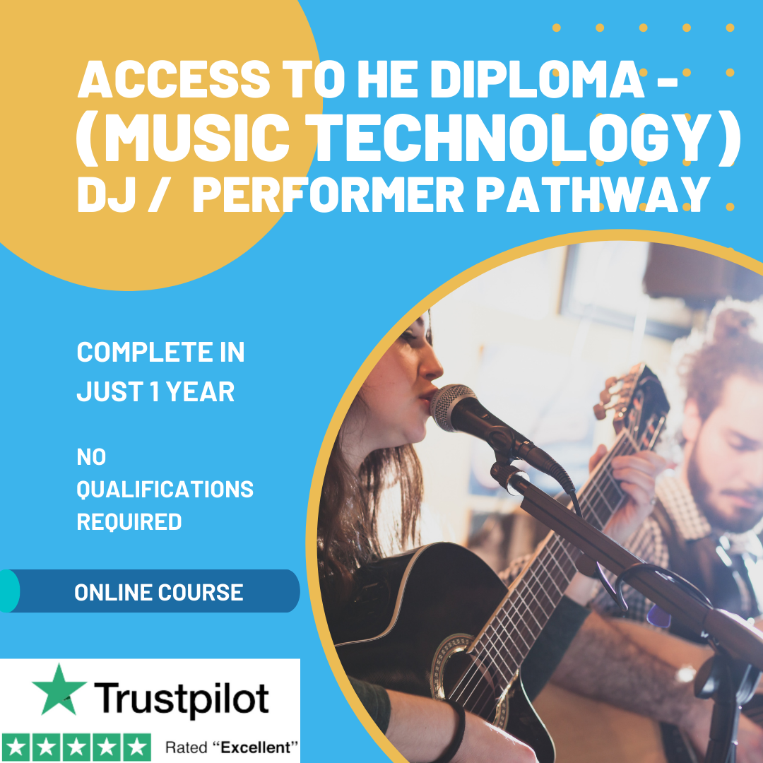 Access to Higher Education Diploma (Music Technology) DJ and PERFORMER PATHWAY