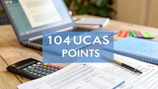 What 104 UCAS Points in Grades Actually Means