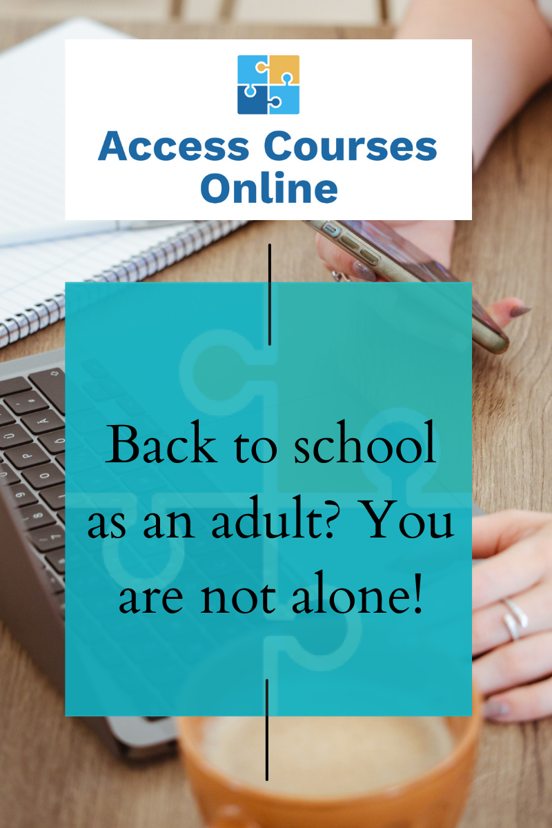 Back to school as an adult? You are not alone!