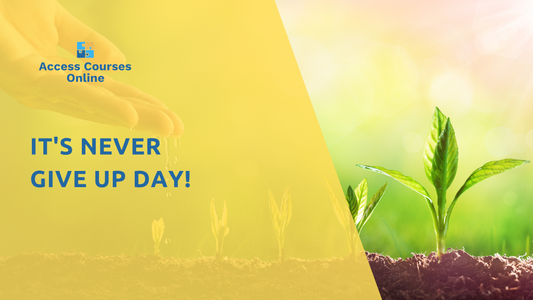 It's Never Give Up Day!