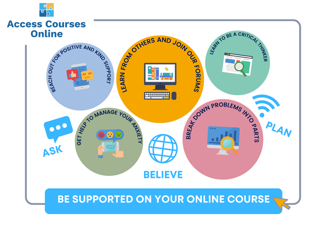 Course Support and Overcoming Anxiety, with Access Courses Online Induction Tutor Luke Eames