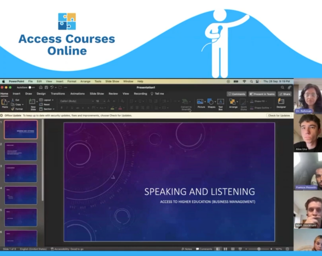 Speaking and Listening - Lesson Demo For Business Students