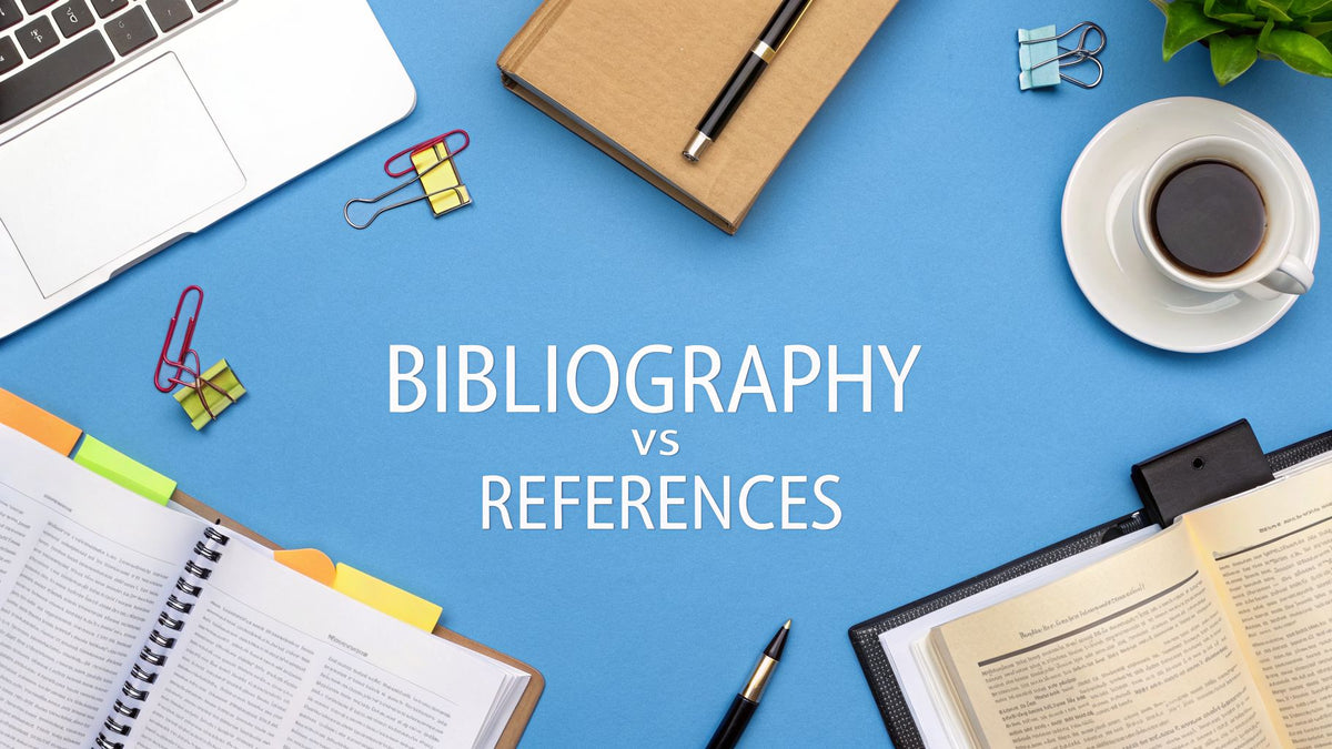coursework referencing guide - references and... The Difference Between Bibliography and Reference Explained ...