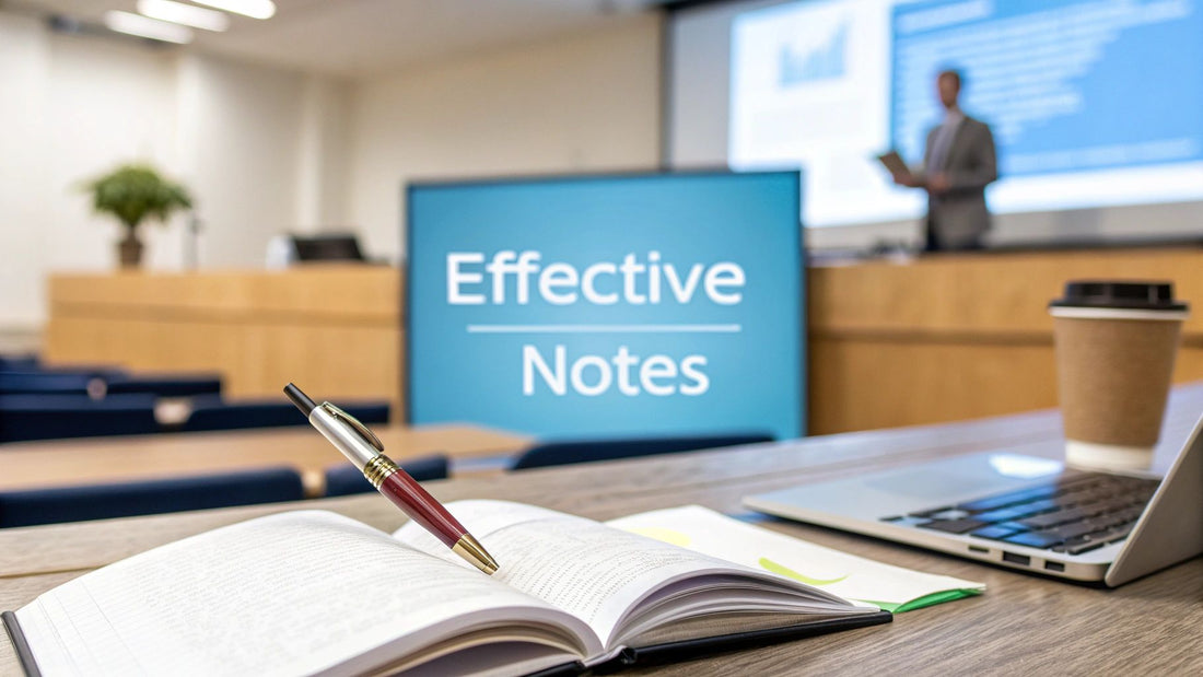 How to Take Effective Notes A Guide for University Success