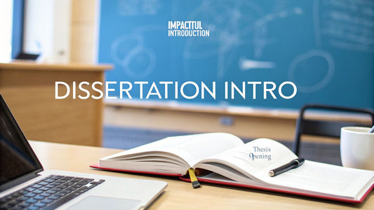 How to Write a Dissertation Introduction That Makes an Impact