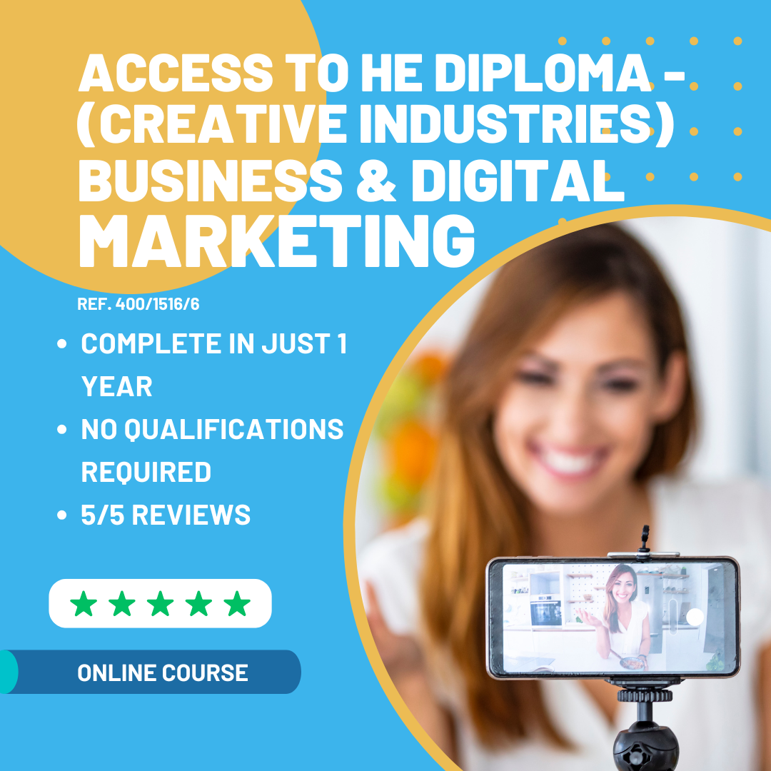 Access to HE Diploma (Creative Industries - Business and Digital Marketing)